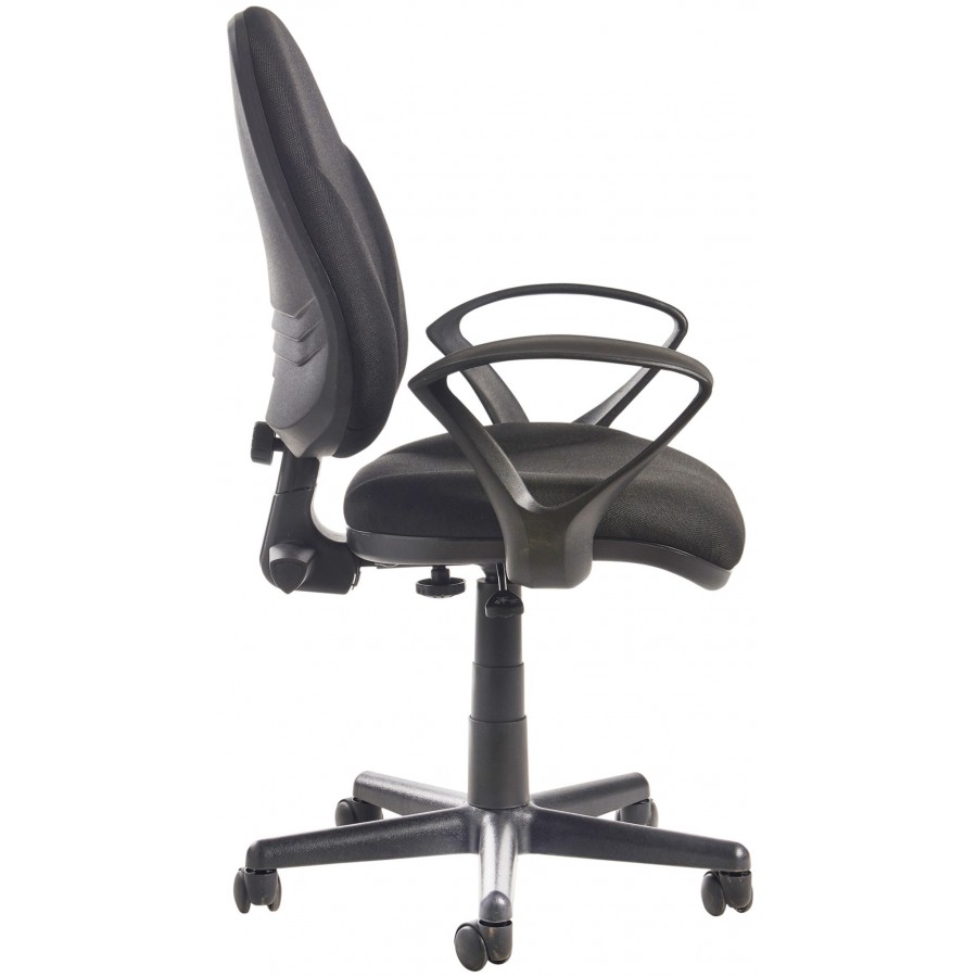 Operator chairs best sale lumbar support